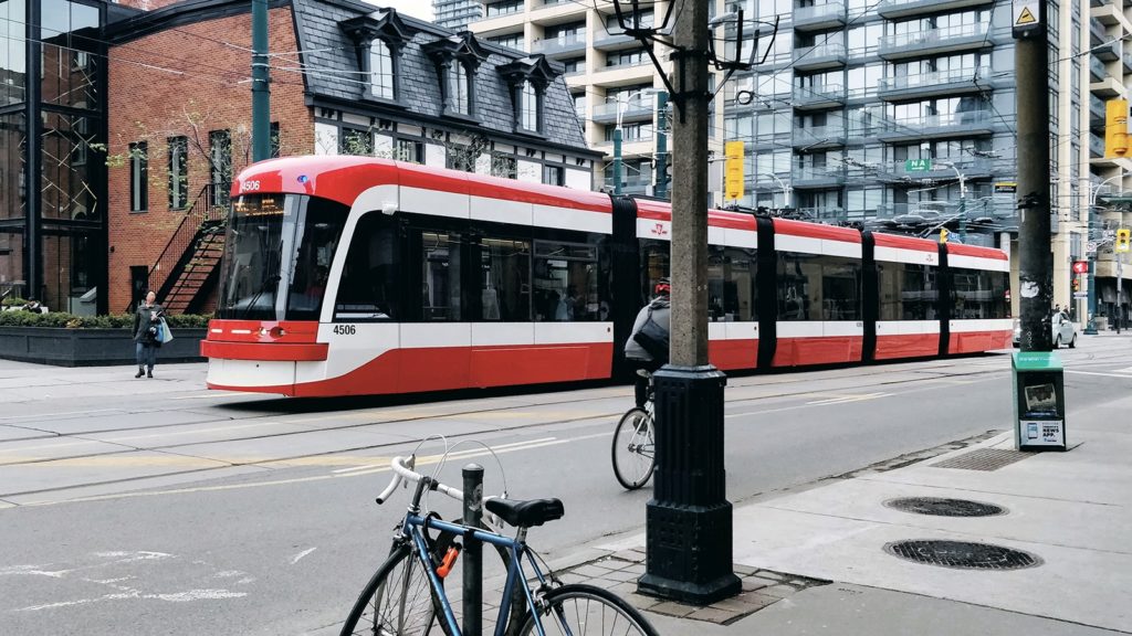 Streetcar in Toronto